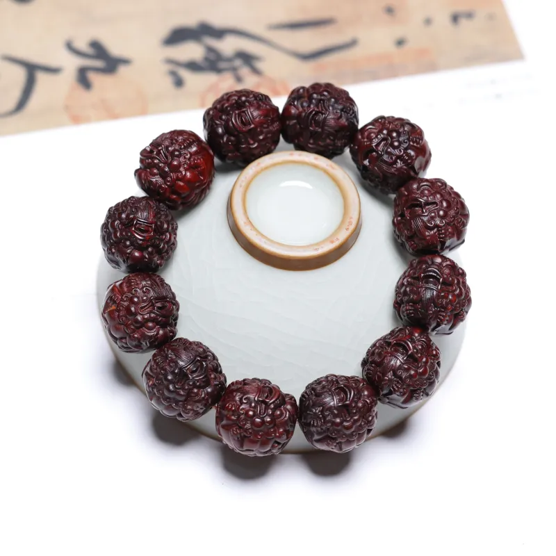 Xianyou India Rosewood Wooden Bracelets Unisex-1