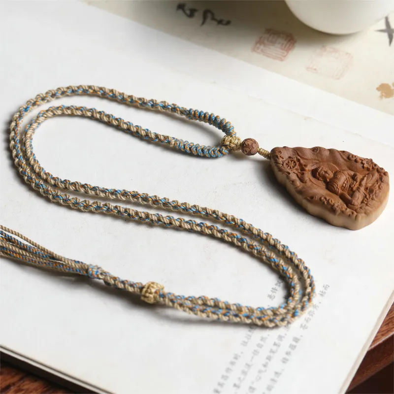 Xianyou Laoshan Sandalwood Pendants Unisex-2