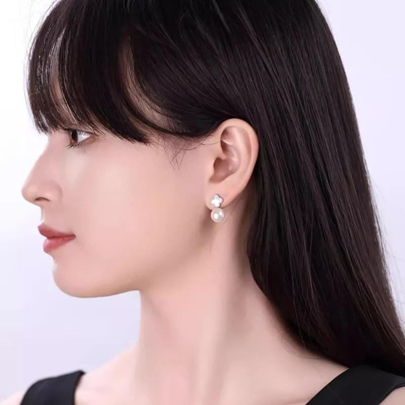 Demi Freshwater Pearl Earrings Women's-5