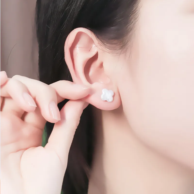 Demi Freshwater Pearl Stud Earrings Women's-2