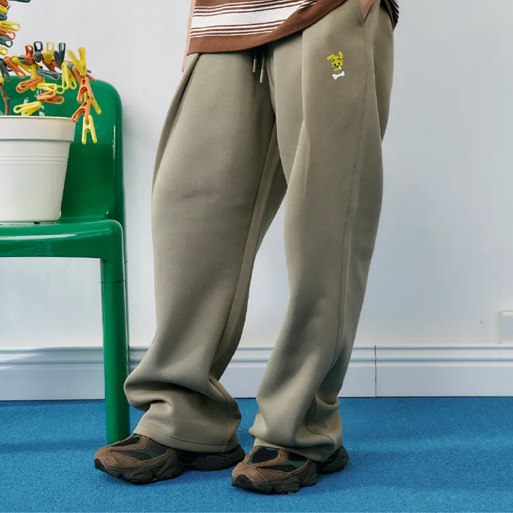 Checkitout x YUANTIANZHI LIANMINGKUAN Casual Pants Unisex Khaki-3