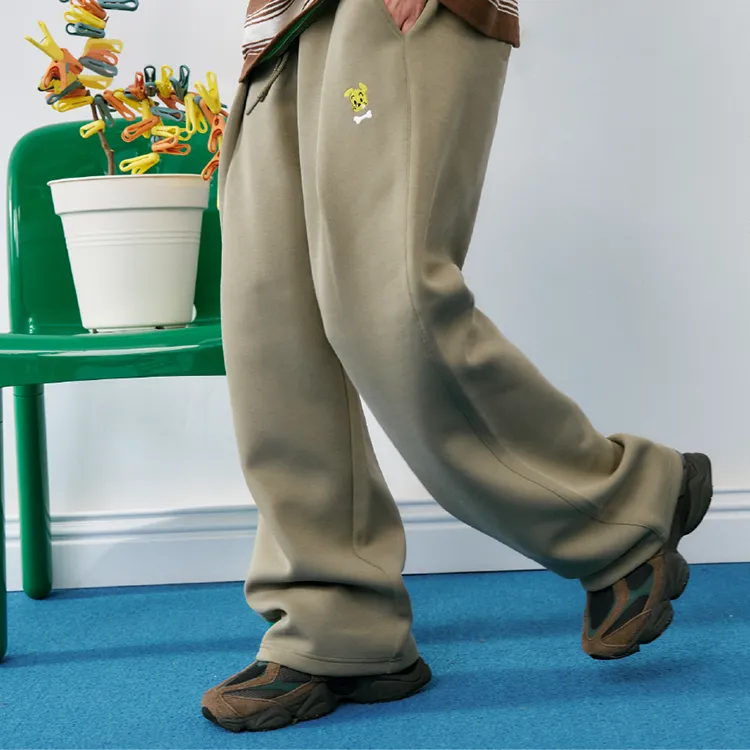 Checkitout x YUANTIANZHI LIANMINGKUAN Casual Pants Unisex Khaki-4