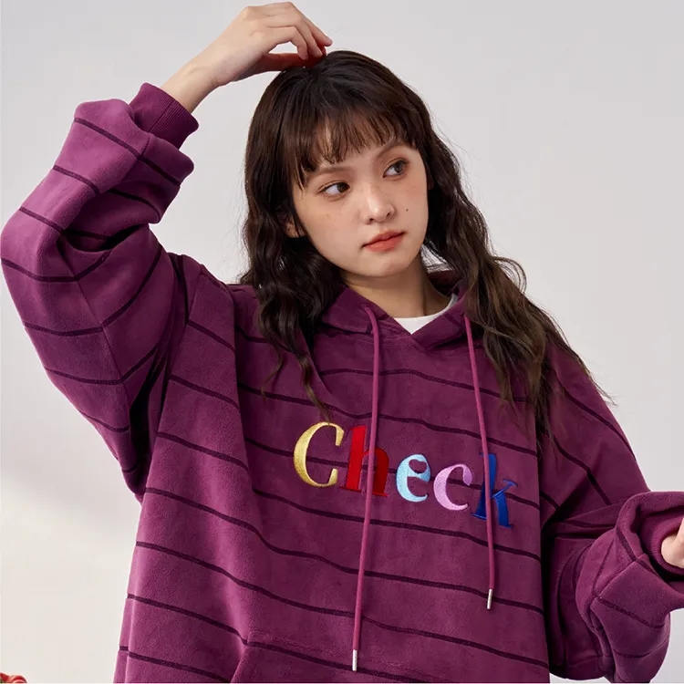 Checkitout Sweatshirt Unisex Daylily-Burnt Orchid Purple-2