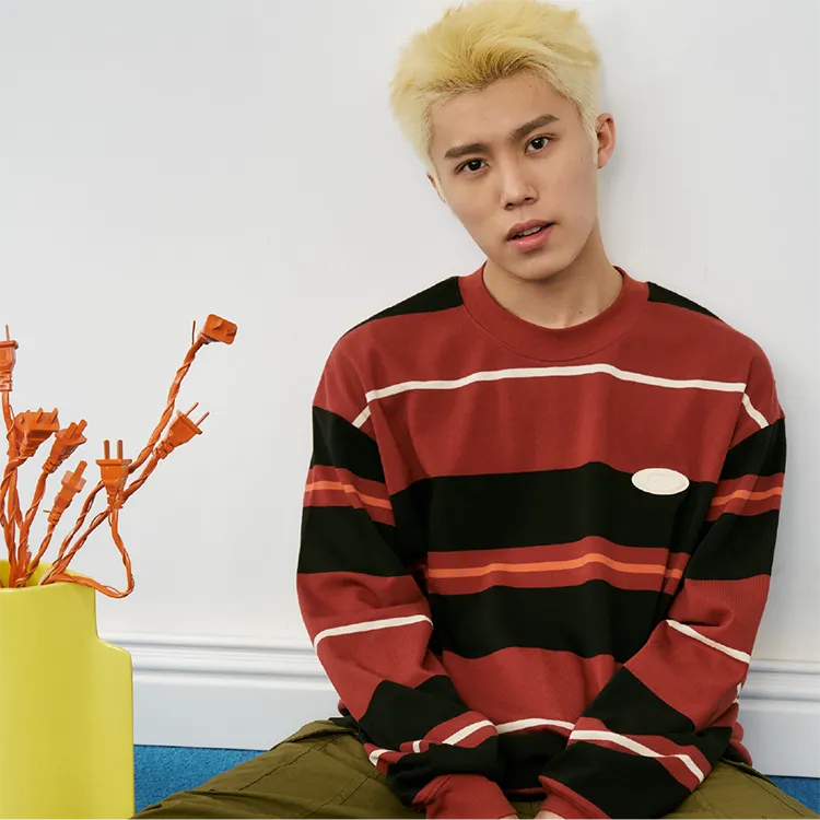 Checkitout x OSAMU GOODS T-Shirt Unisex Adventurer-Red Black/Orange/Ecru-6