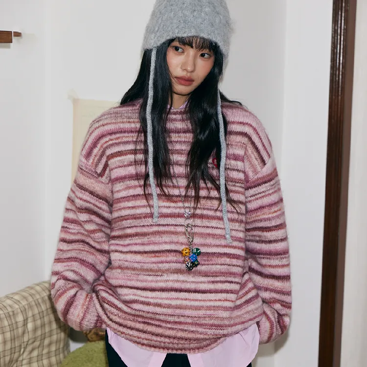 Checkitout Sweatshirt Unisex Cloud Paper-Floral Pink-1
