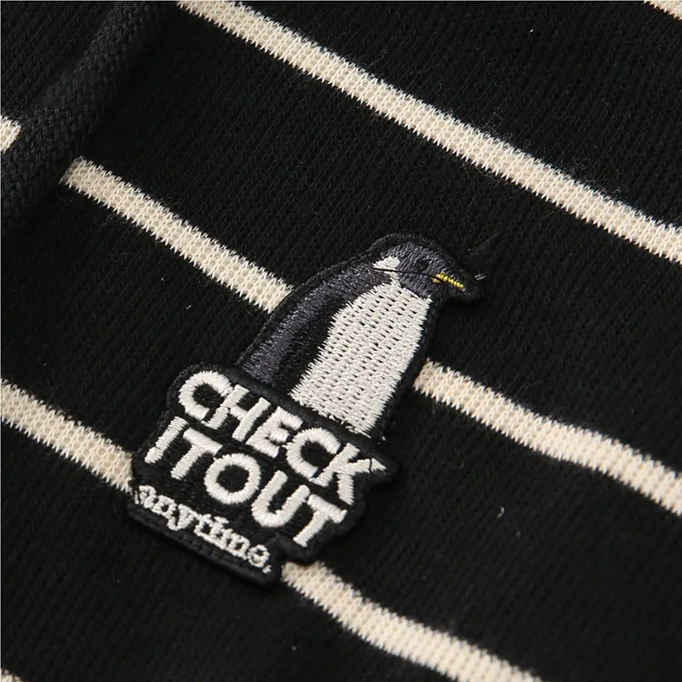 Checkitout Sweatshirt Unisex Shadow-Black/Beige White-2