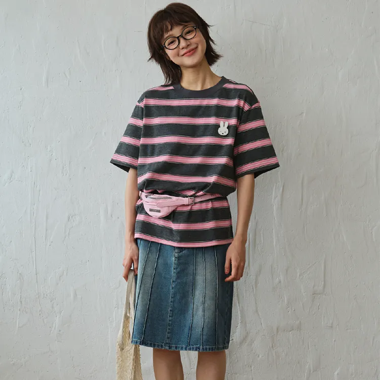 Checkitout Denim Short Skirts Women's-1