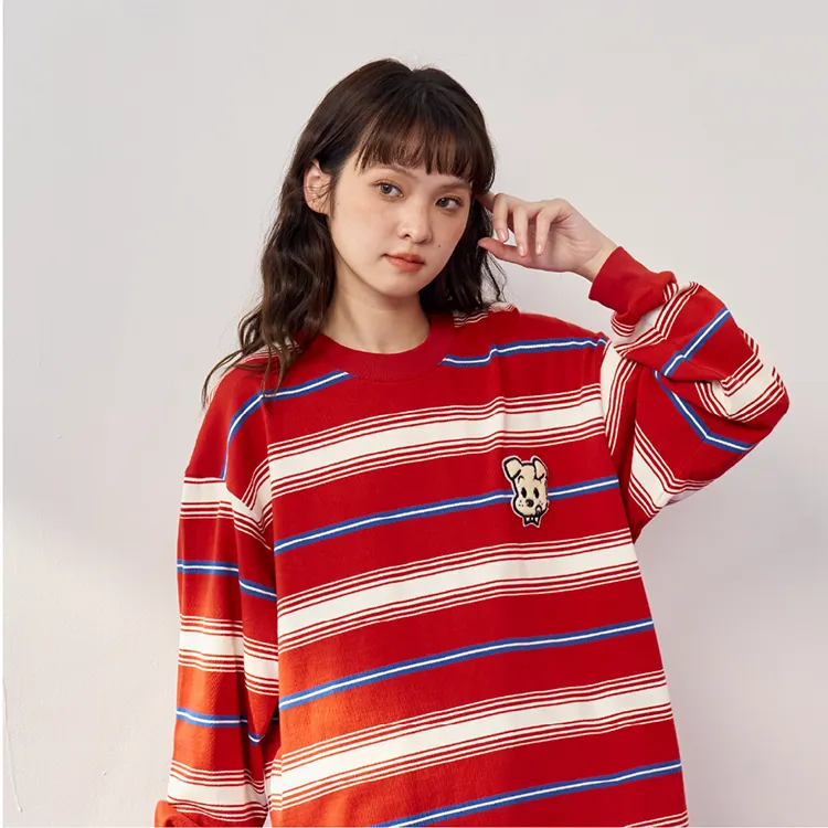 Checkitout x YUANTIANZHI,LIANMINGKUAN Regular T Shirt Unisex Red/White/Blue-3