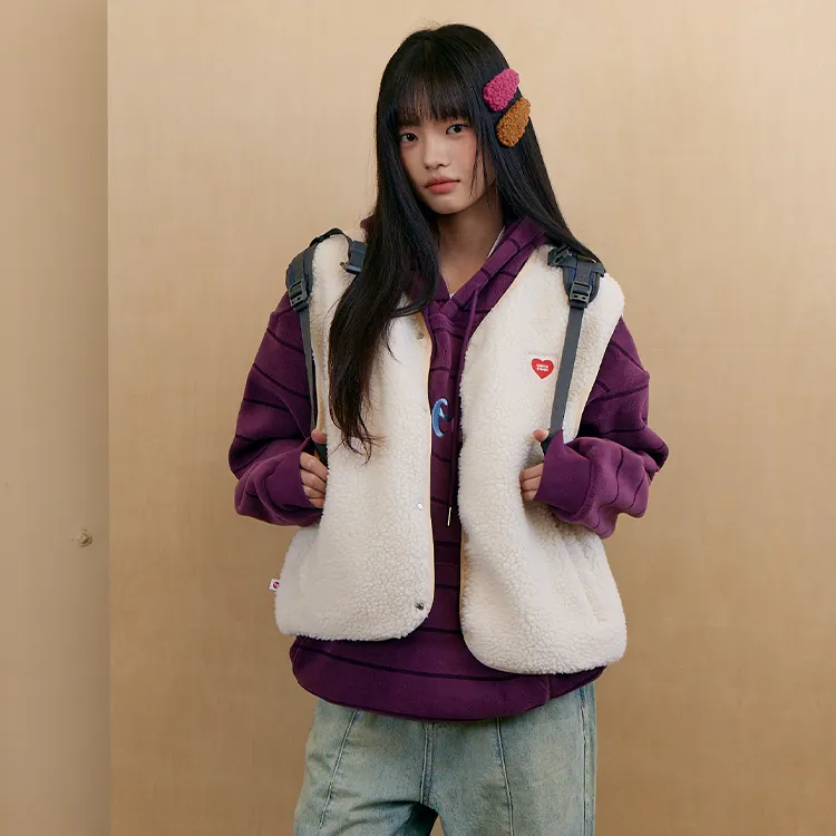 Checkitout Vest Unisex Cloud Ecru-2