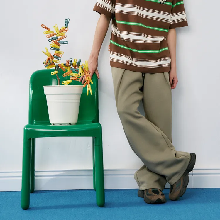 Checkitout x YUANTIANZHI LIANMINGKUAN Casual Pants Unisex Khaki-2