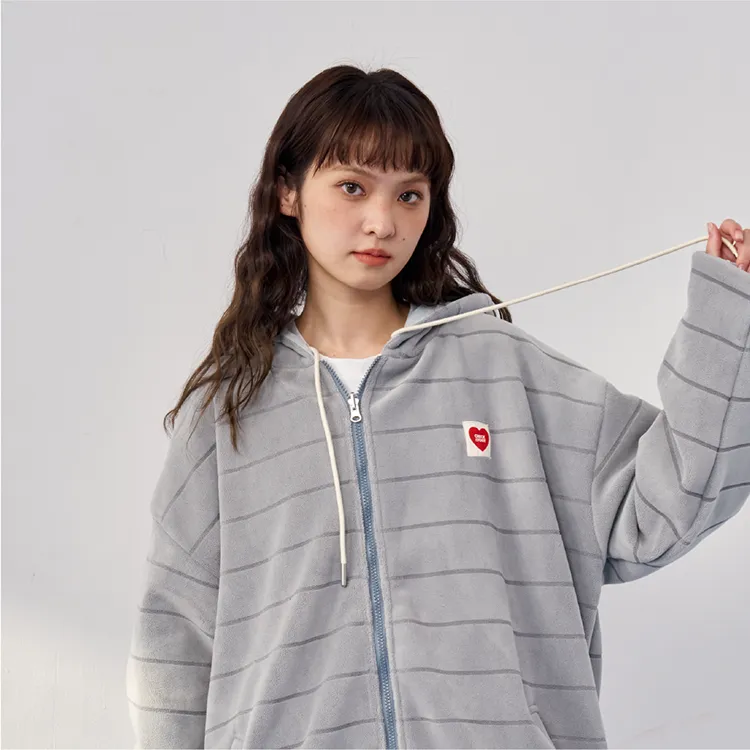 Checkitout Sweatshirt Unisex Light Blue/Silver Gray-5