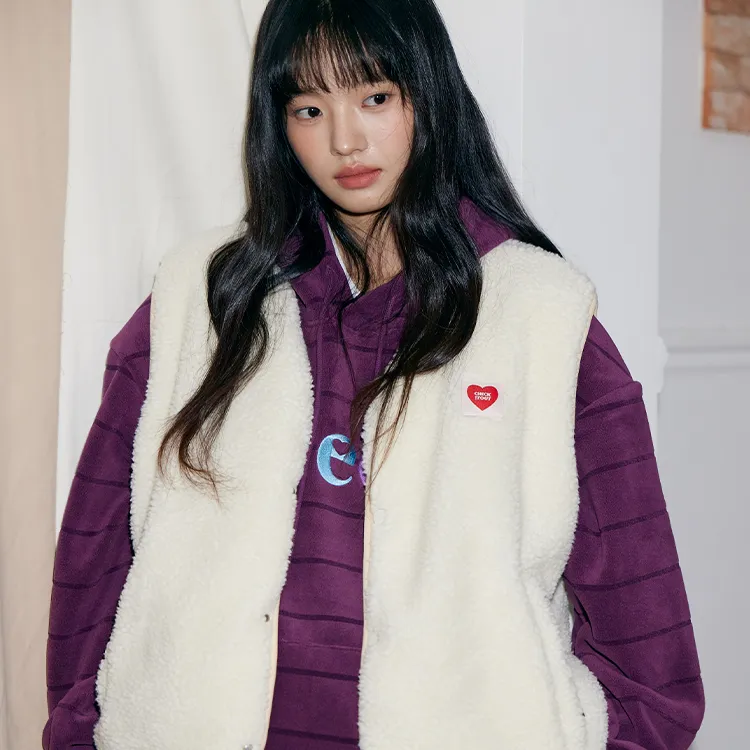 Checkitout Vest Unisex Cloud Ecru-5