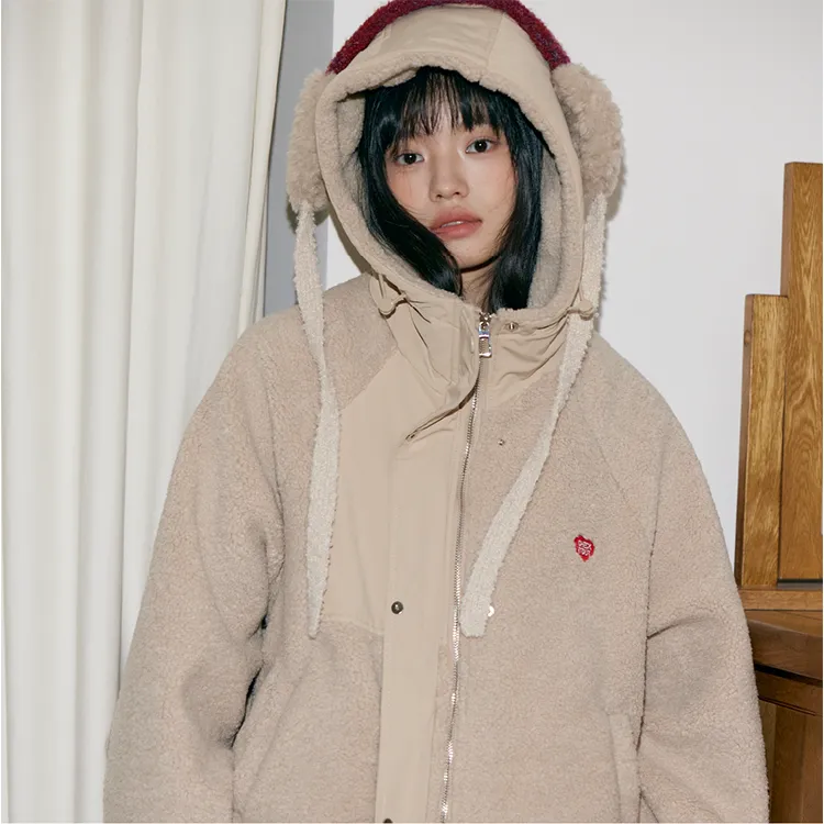 Checkitout Puffer Jacket Women's Khaki-3
