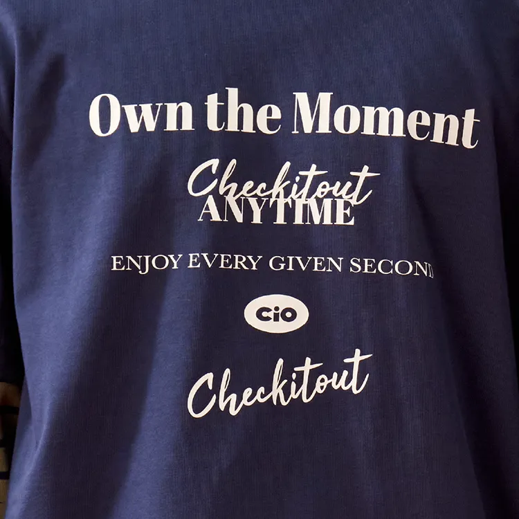 Checkitout Sweatshirt Unisex Dark Blue/Tea Brown-1