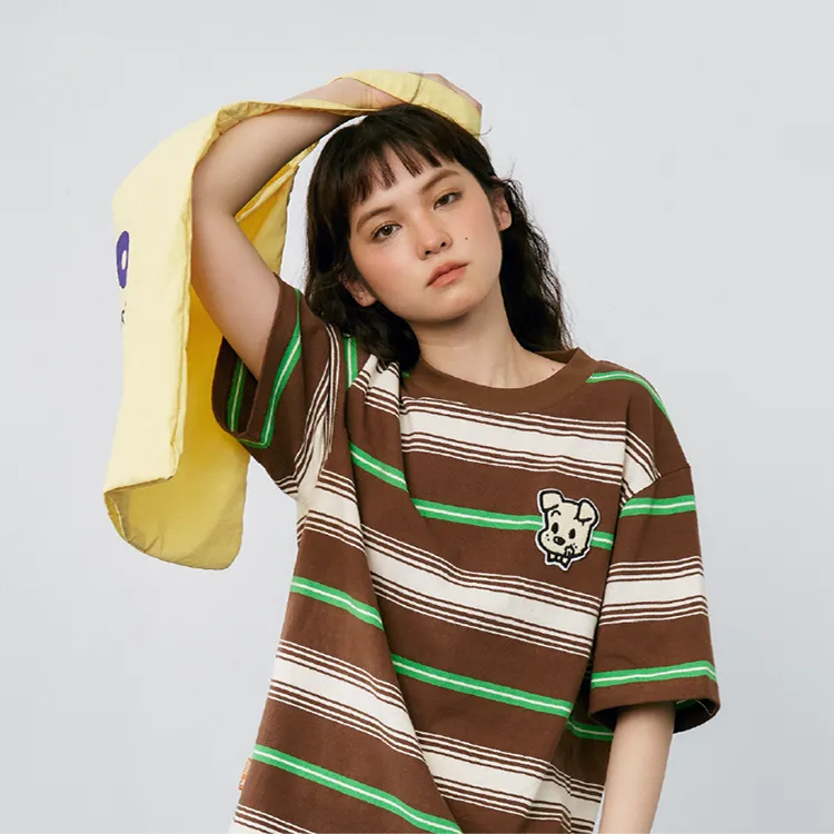 Checkitout x YUANTIANZHI,LIANMINGKUAN T Shirt Unisex Cookie Master Brown/White/Green-5
