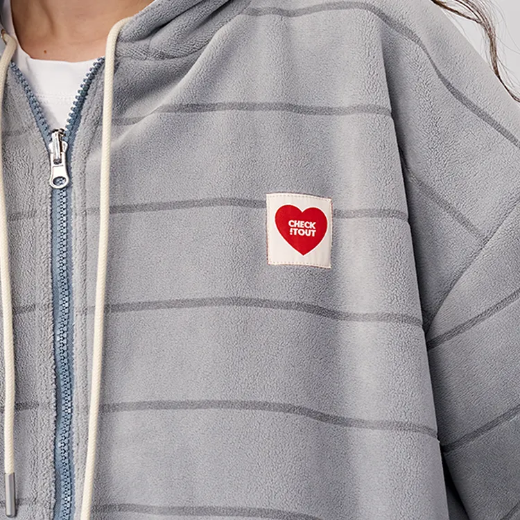 Checkitout Sweatshirt Unisex Light Blue/Silver Gray-6
