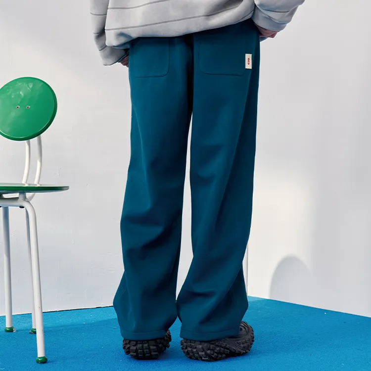 Checkitout Casual Pants Unisex Mars Green-1