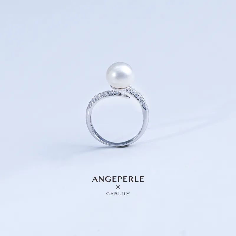 ANGEPERLE Pearl Rings Women's-4