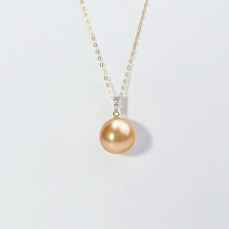 ANGEPERLE Saltwater Pearl Necklaces Women's-2