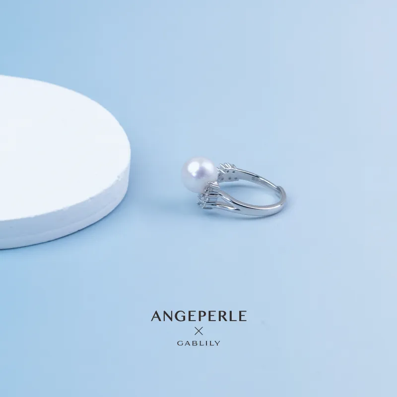 ANGEPERLE Pearl Rings Women's-3