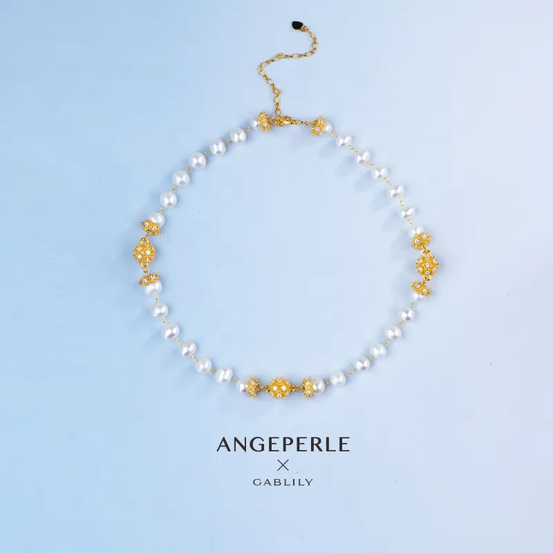 ANGEPERLE Pearl Necklaces Women's-1