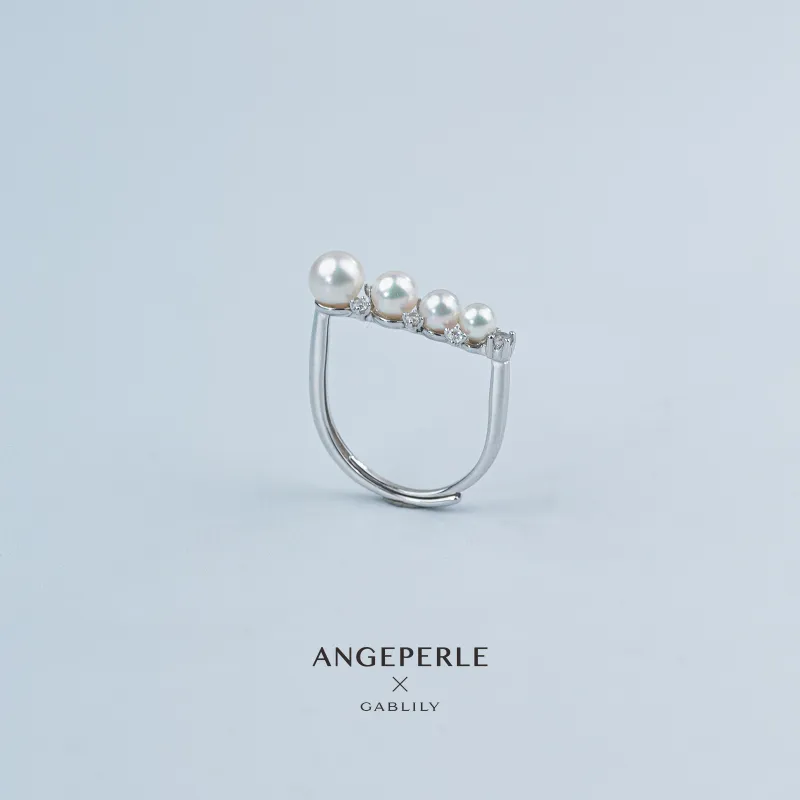 ANGEPERLE Pearl Rings Women's-1