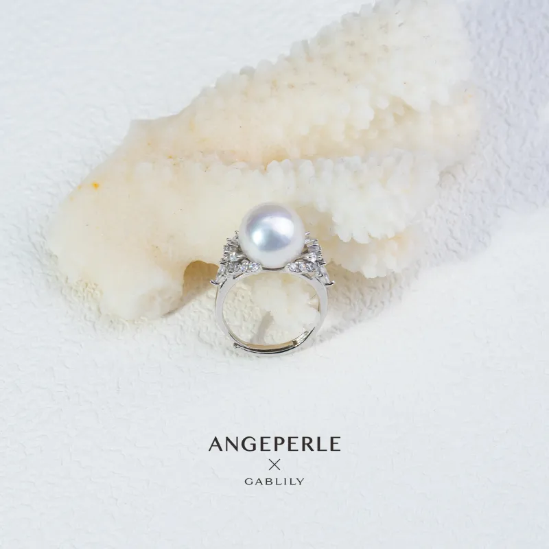 ANGEPERLE Freshwater Pearl Rings Women's-3