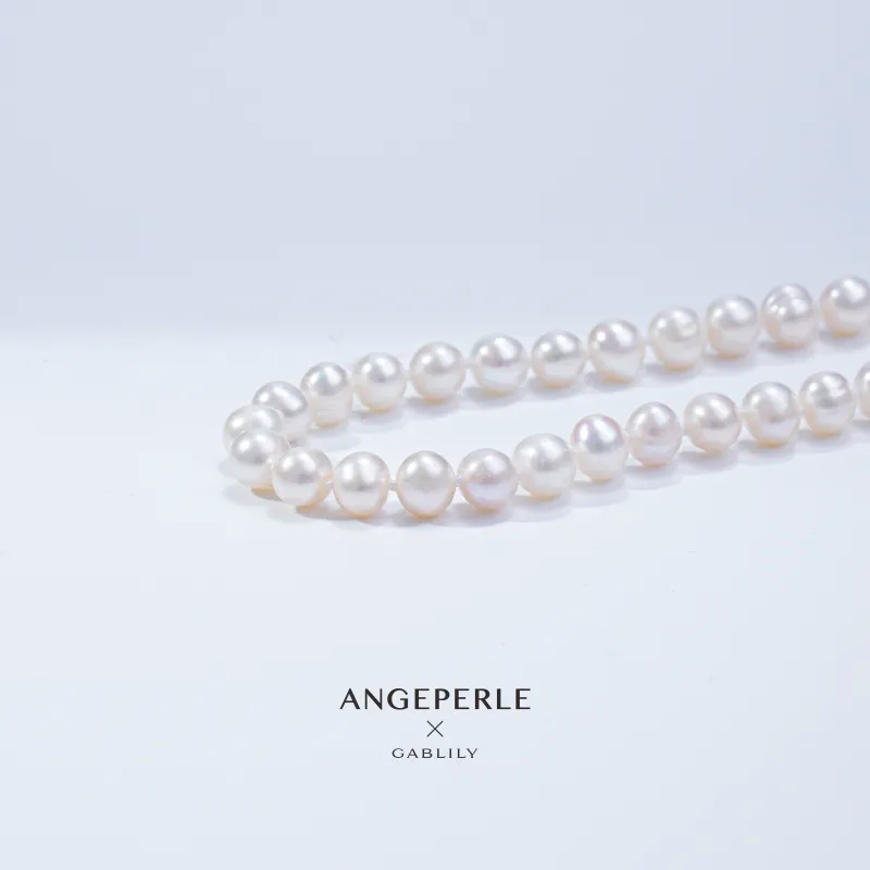 ANGEPERLE Freshwater Pearl Necklaces Women's-2