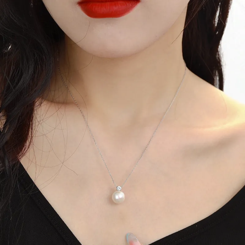ANGEPERLE Pearl Pendants Women's-3