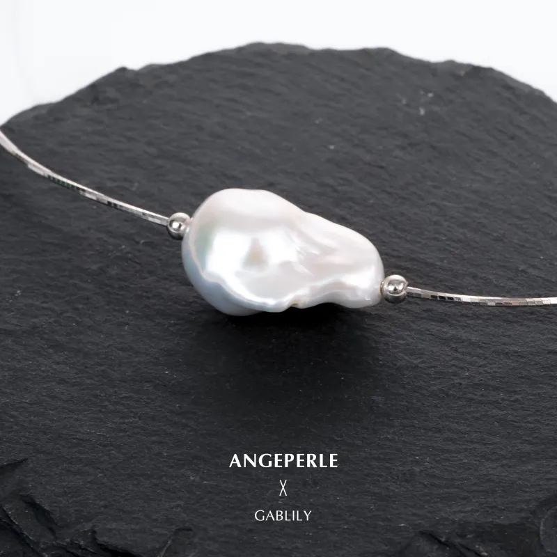 ANGEPERLE Freshwater Pearl Necklaces Women's-2