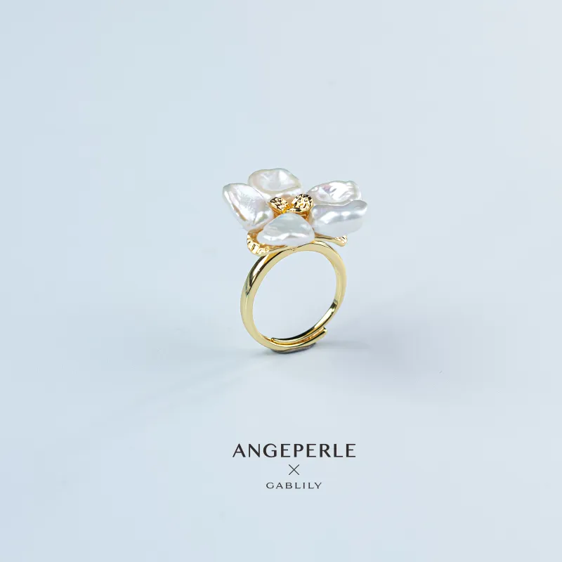 ANGEPERLE Freshwater Pearl Rings Women's-1
