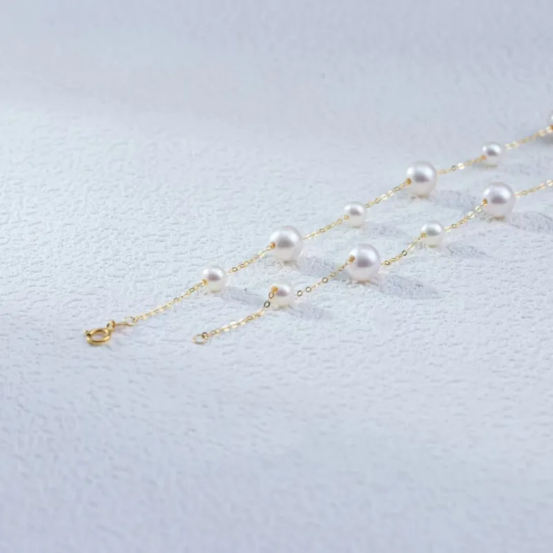 ANGEPERLE Freshwater Pearl Necklaces Women's-2