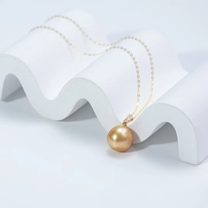 ANGEPERLE Saltwater Pearl Necklaces Women's-3