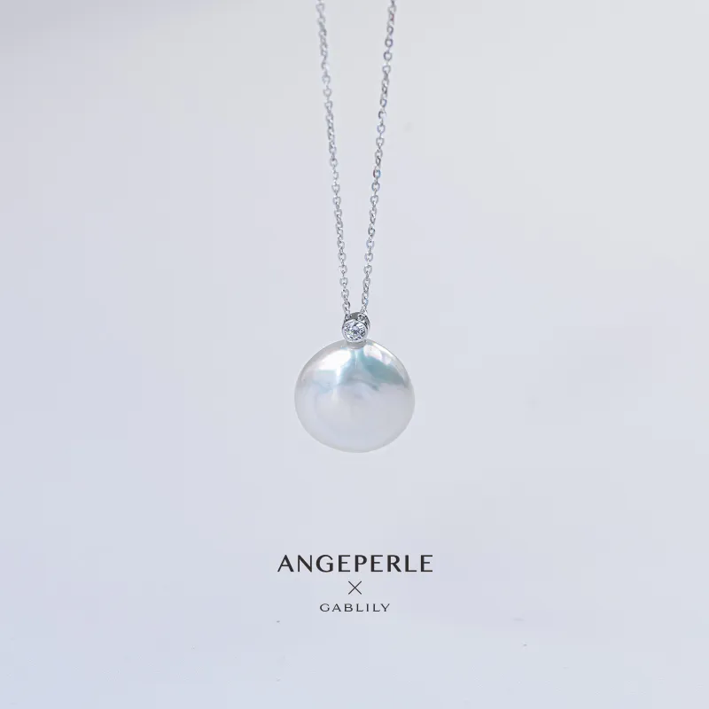 ANGEPERLE Pearl Pendants Women's-4