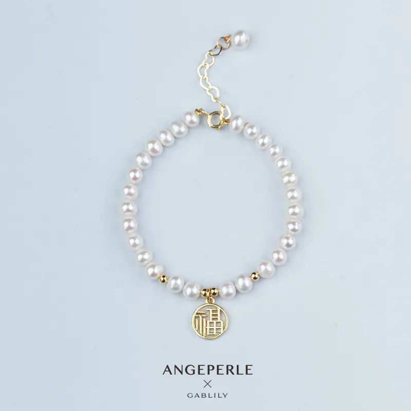 ANGEPERLE Pearl Bracelets Women's-1