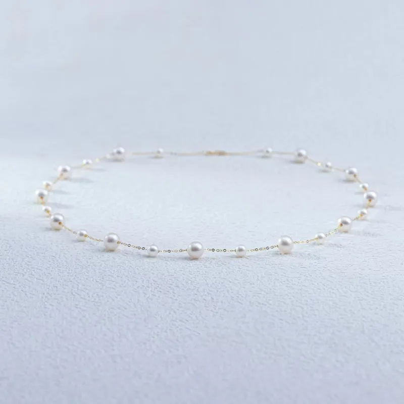 ANGEPERLE Freshwater Pearl Necklaces Women's-3
