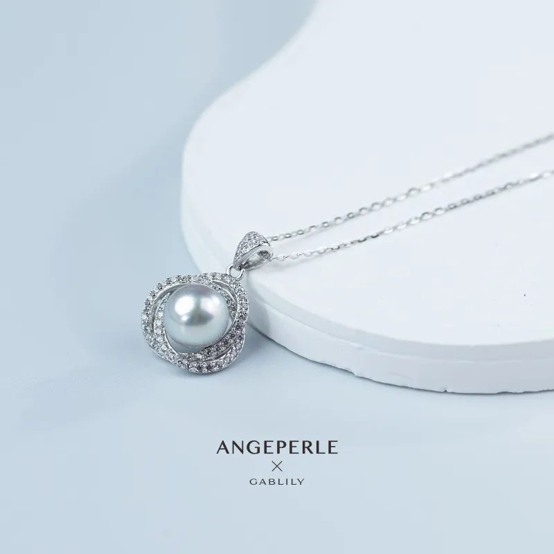ANGEPERLE Saltwater Pearl Necklaces Women's-2