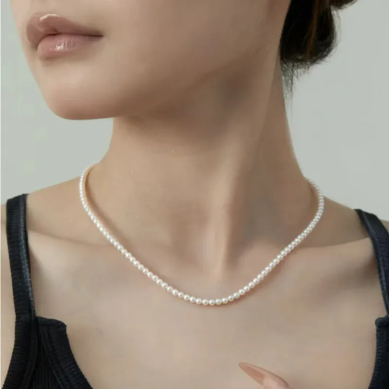 ANGEPERLE Pearl Necklaces Women's-4