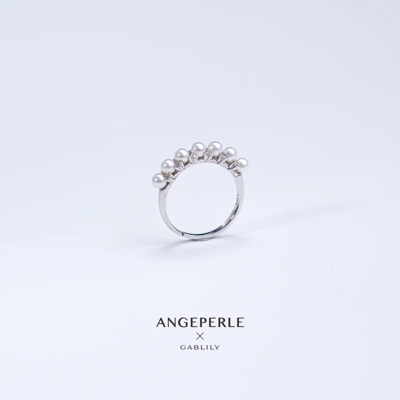 ANGEPERLE Pearl Rings Women's-1
