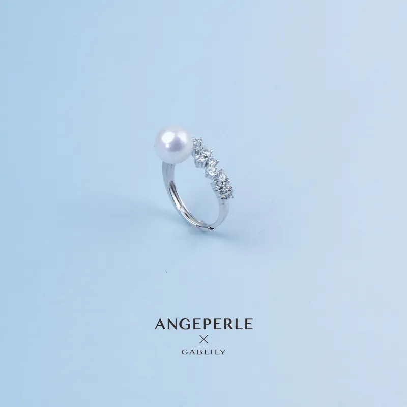 ANGEPERLE Pearl Rings Women's-1