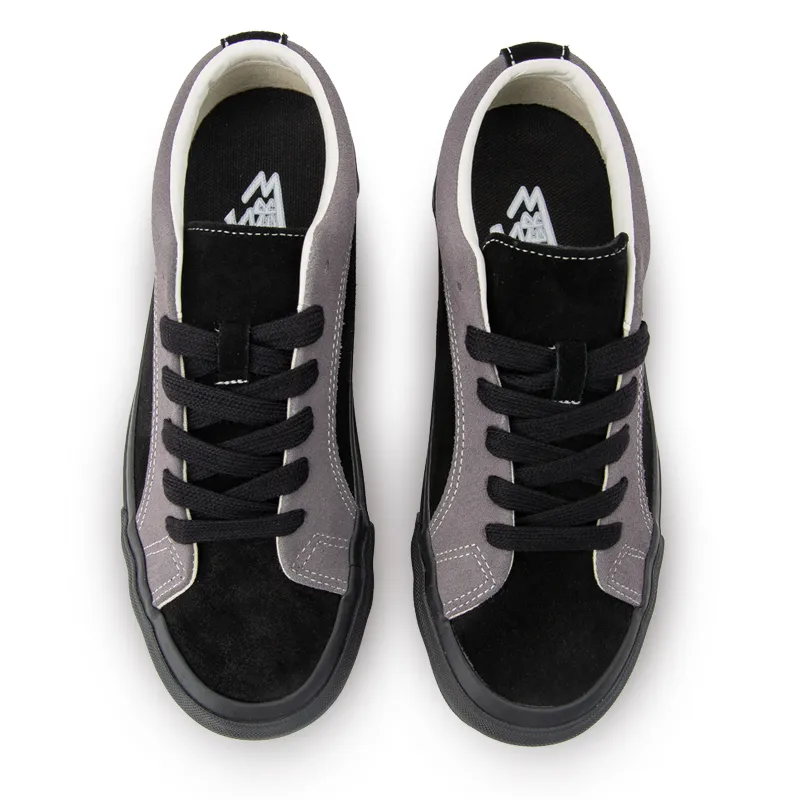 WANSWER Slip Resistant Cushioning Abrasion Resistant Low Top Skateboard Shoes Unisex Phantom Gray-2