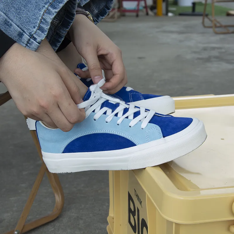 WANSWER Slip Resistant Cushioning Impact Resistance Wear Resistant Support Low Top Skateboard Shoes Unisex-6