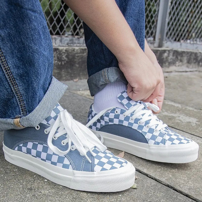 WANSWER Skateboard Shoes Unisex Low Top White-8