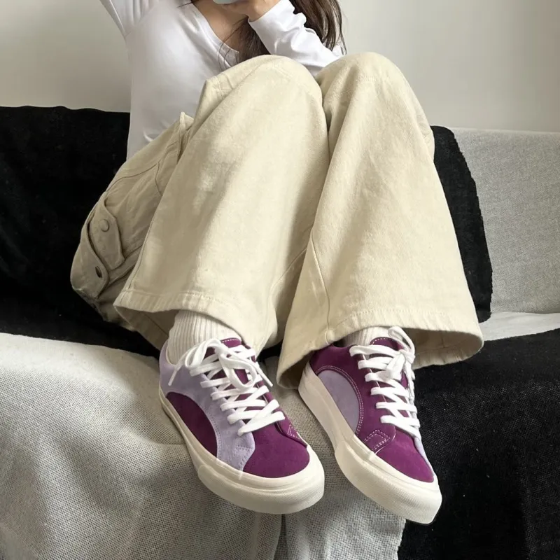 WANSWER Slip Resistant Cushioning Impact Resistance Wear Resistant Breathable Support Low Top Skateboard Shoes Unisex-4