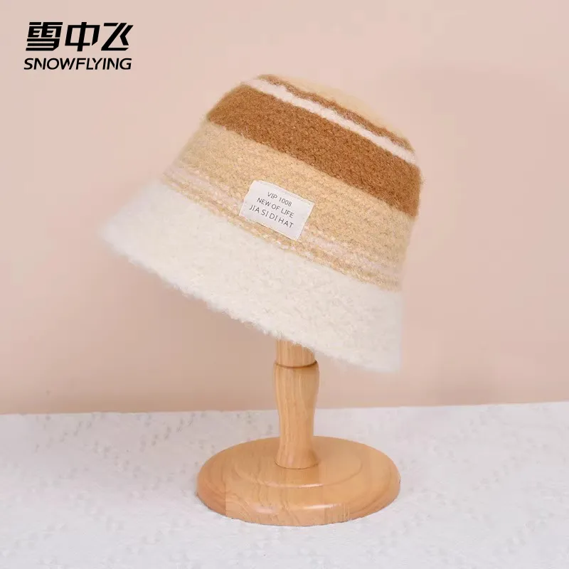SNOW FLYING Polyester Bucket Hats Women's-1