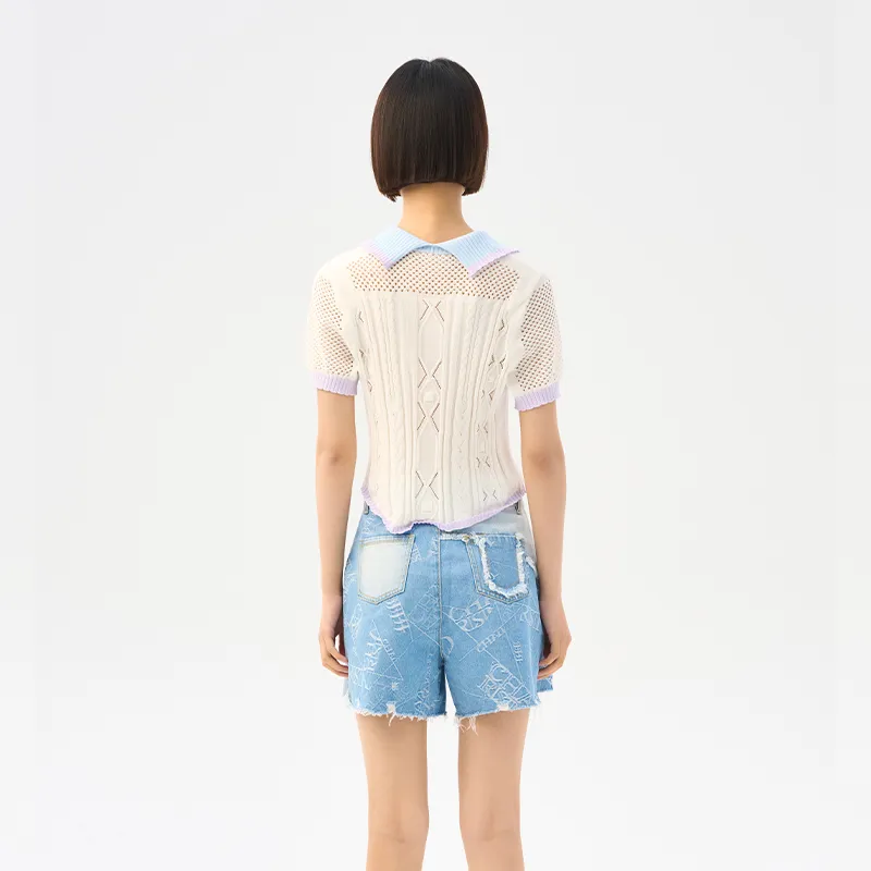 CHAU·RISING Polo Shirt Women's White-2