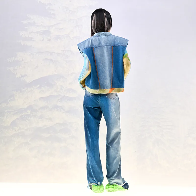CHAU·RISING Jeans Women's Vintage Blue-3