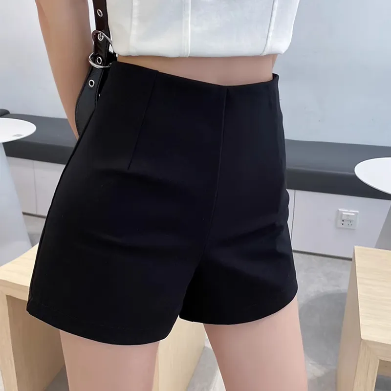 Ya Sheep People Casual Shorts Women's Black-4