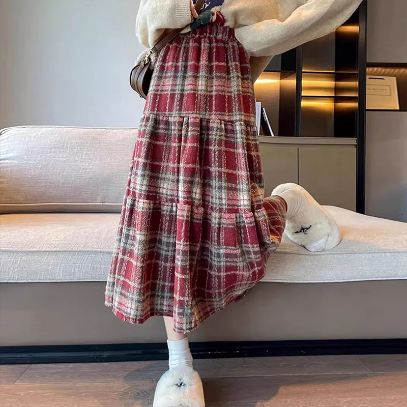 Ya Sheep People Casual Long Skirts Women's-1