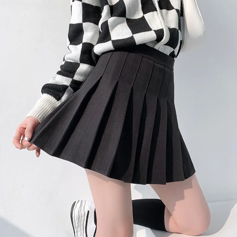 Ya Sheep People Casual Short Skirts Women's Dark Gray-3